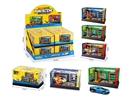 MINI CAR REPAIR SHOP SET 12PCS/DISPLAY BOX W/1PCS DIE-CAST FREE WAY CAR,3COLORS