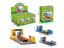 CAR WASH SET 12PCS/DISPLAY BOX W/1PCS DIE-CAST FREE WAY CAR,3COLORS