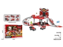 FIRE PARKING LOT SET W/DIE-CAST CAR 1PCS