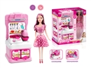 KITCHEN SET W/DOLL & LIGHT & MUSIC(NOT INCLUDE BATTERY)