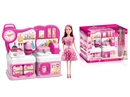 KITCHEN SET W/DOLL & LIGHT & MUSIC(NOT INCLUDE BATTERY)