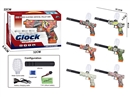 B/O WATER GUN,6COLORS(INCLUDE BATTERY)