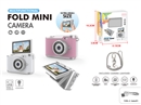 FOLD CAMERA W/FLAHLIGHT,2COLOURS