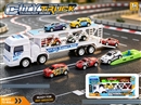 FREE WAY TRUCK W/8PCS DIE-CAST CATAPULT CAR