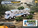 FREE WAY TRUCK W/4PCS DINOSAUR CONSTRUCTION TRUCK