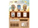 WOODEN VOICE-CONTROLLED NIGHT LIGHT ORNAMENTS,6PCS/DISPLAY BOX
