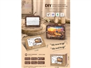 WOODEN VOICE-CONTROLLED NIGHT LIGHT ORNAMENTS,6PCS/DISPLAY BOX