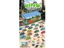 PULL BACK DINOSAUR DIE-CAST CAR W/50PCS CAR & 12PCS DINOSAUR