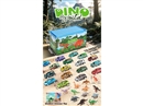 PULL BACK DINOSAUR DIE-CAST CAR W/20PCS CAR & 6PCS DINOSAUR