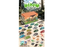 PULL BACK DINOSAUR DIE-CAST CAR W/20PCS CAR & 6PCS DINOSAUR