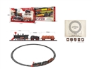1:87 B/O TRAIN TRACK W/LIGHT & MUSIC 17PCS(NOT INCLUDED BATTERY)