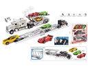 PULL BACK DIE-CAST CAR W/LIGHT & MUSIC & SPRAY & CAN OPPEN THE DOOR(NOT INCLUDED BATTERY)