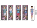 12"SOLID BODY DOLL,4ASST