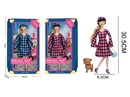 12"JOINTS BODY DOLL W/ACCESSORIES,2ASST