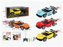 1:18 4-CHANNEL R/C CAR W/LIGHT & SPARY,2COLORS(INCLUDED BATTERY)