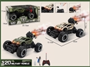 1:20 4-CHANNEL R/C CAR W/LIGHT & SPARY,2COLORS(INCLUDED BATTERY)
