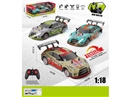 1:18 5-CHANNEL R/C CAR W/LIGHT & SPRAY,3COLORS(INCLUDED BATTERY)