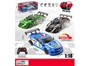 1:18 5-CHANNEL R/C CAR W/LIGHT & SPRAY,3COLORS(INCLUDED BATTERY)