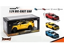 1:24 PULL BACK DIE-CAST CAR W/LIGHT & MUSIC & CAN OPEN THE DOOR,3COLORS(INCLUDED BATTERY)