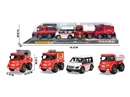 PULL BACK FIRE TRUCK 4ASST