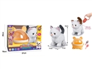 B/O PLUSH TOYS W/SOUND & CAN WALK,3COLORS(NOT INCLUDED BATTERY)