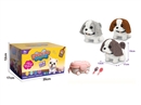 B/O PLUSH TOYS W/SOUND & CAN WALK,3COLORS(NOT INCLUDED BATTERY)