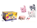 B/O PLUSH TOYS W/SOUND & CAN WALK,3COLORS(NOT INCLUDED BATTERY)