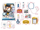 DOCTOR SET W/LIGHT & SOUND 14PCS(INCLUDED BATTERY)
