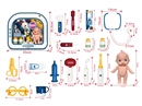 DOCTOR SET W/LIGHT & SOUND 16PCS(INCLUDED BATTERY)