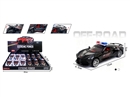 FRICTION POLICE CAR,2COLOURS,12PCS/DISPLAY BOX