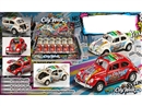 PULL BACK DIE-CAST CAR W/LIGHT & MUSIC & CAN OPEN THE DOOR 2ASST 12PCS/DISPLAY BOX