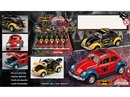 PULL BACK DIE-CAST CAR W/LIGHT & MUSIC & CAN OPEN THE DOOR 2ASST 12PCS/DISPLAY BOX