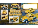 PULL BACK DIE-CAST CAR W/LIGHT & MUSIC & CAN OPEN THE DOOR 2ASST 12PCS/DISPLAY BOX