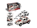 PULL BACK DIE-CAST CAR W/LIGHT & MUSIC & CAN OPEN THE DOOR 2ASST