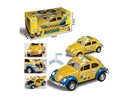 PULL BACK DIE-CAST CAR W/LIGHT & MUSIC & CAN OPEN THE DOOR 2ASST
