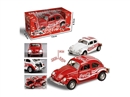 PULL BACK DIE-CAST CAR W/LIGHT & MUSIC & CAN OPEN THE DOOR 2ASST