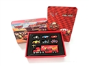 PULL BACK DIE-CAST CAR W/6PCS FREE WAY CAR