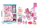 12"BLOW MOLD DOLL W/10 SOUND IC & ACCESSORIES(INCLUDED BATTERY)