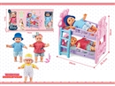 12"COTTON BODY DOLL W/ACCESSORIES 3PCS