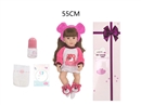 55CM RUBBER DOLL W/ACCESSORIES