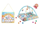 CRAWLING CARPET GYM W/BALL 8PCS