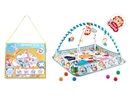 CRAWLING CARPET GYM W/BALL 8PCS