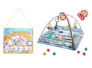 CRAWLING CARPET GYM W/BALL 8PCS
