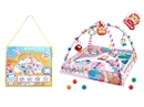 CRAWLING CARPET GYM W/BALL 8PCS