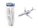 FRICTION AIRPLANE W/LIGHT & MUSIC(INCLUDE BATTERY)