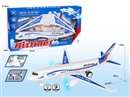 FRICTION AIRPLANE W/LIGHT & MUSIC(INCLUDE BATTERY)