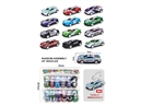 PULL BACK DIE-CAST CAR,12PCS
