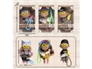 13CM RUBBER DOLL W/ACCESSORIES 3ASST