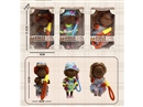 13CM RUBBER DOLL 3ASST