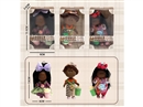 13CM RUBBER DOLL W/ACCESSORIES 3ASST